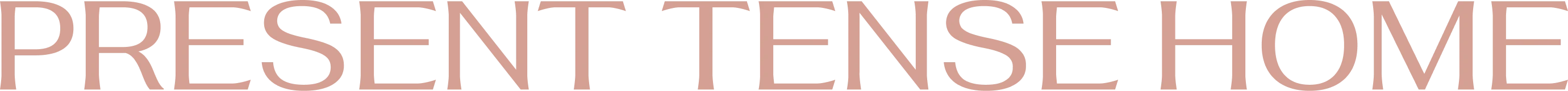 Present Tense Home